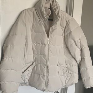 White Puff Coat